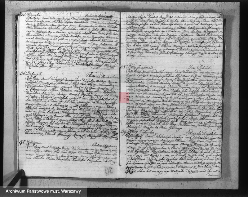 Obraz 12 z jednostki "Akta urodzeń, małżeństw, zgonów"