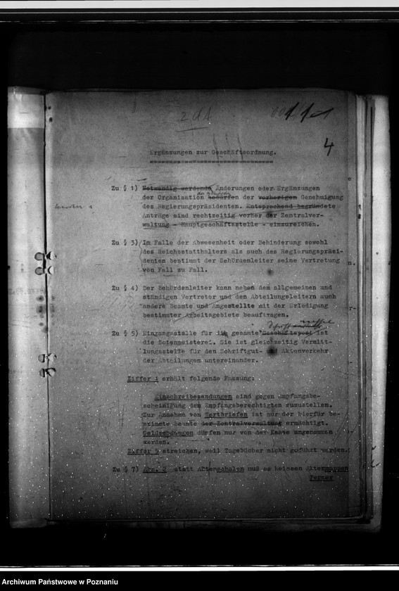 Obraz 8 z jednostki "Dienst- und Geschäftsordnung - allgemein"