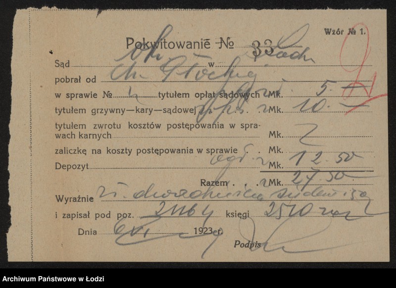 Obraz 4 z jednostki "Chaja Ptocka – drobna sprzedaż galanterii i materiałów piśmiennych"