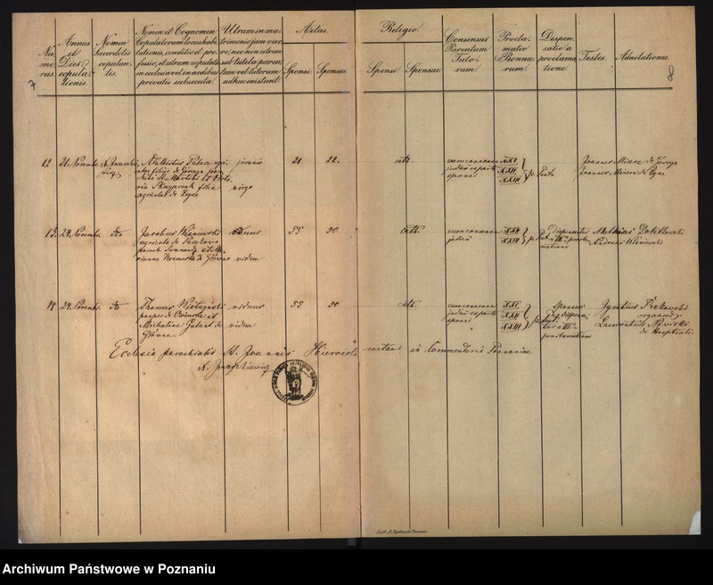 Obraz 7 z jednostki "Księga małżeństw"