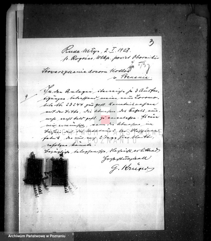 Obraz 7 z jednostki "Gospodarstwo rolne i młyn w Rudzie pow. obornicki własność. J. Kruger nr woj. kotła 6075"