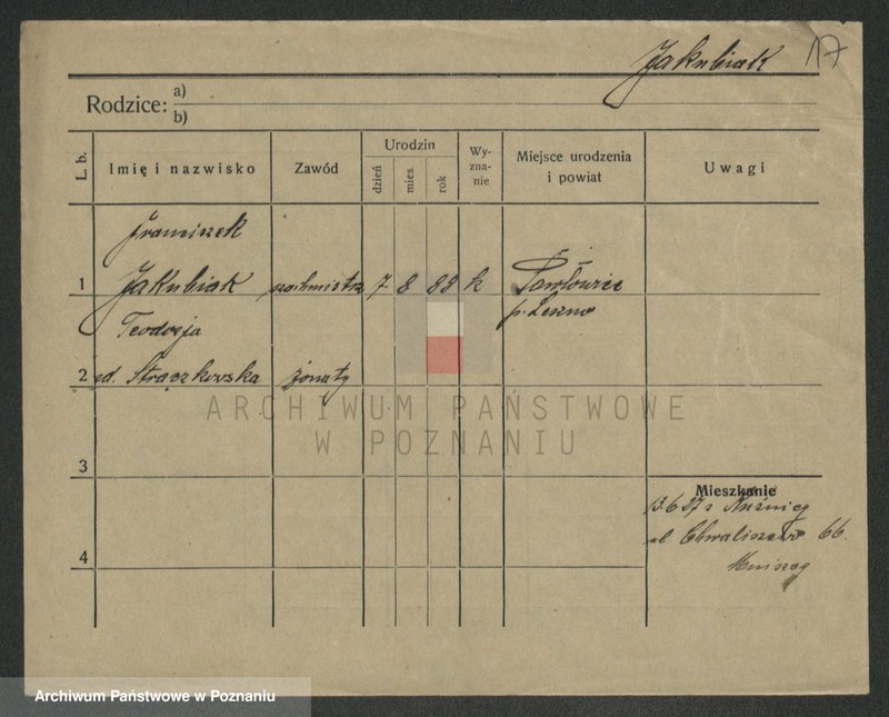 Obraz 17 z jednostki "Jakubiak - Jakubowicz"