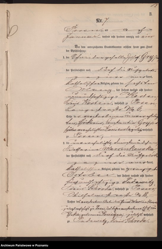 Obraz 16 z jednostki "Księga małżeństw t. I"