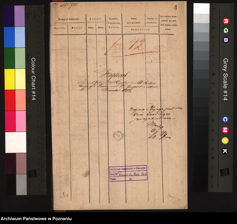 Obraz 3 z jednostki "Duplicat aus dem geburts- Register"