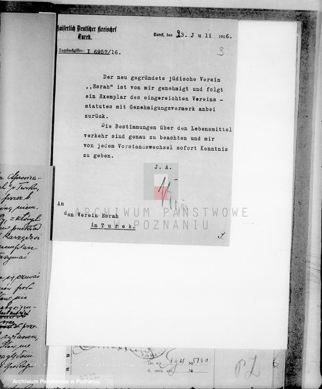 Obraz 7 z jednostki "Żydowskie Towarzystwo Aprowizacyjne,,Baran" w Turku"