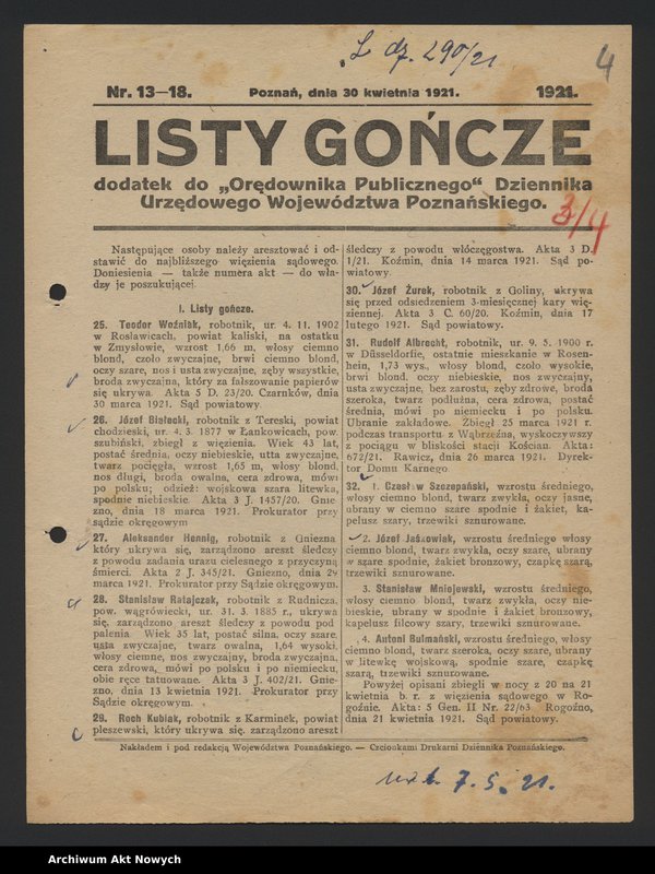 image.from.unit.number "[Listy gończe władz województwa poznańskiego]"