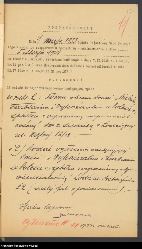 Obraz 19 z jednostki "Bielnik, Farbiarnia i Wykończalnia Polesie Spółka z o.o"