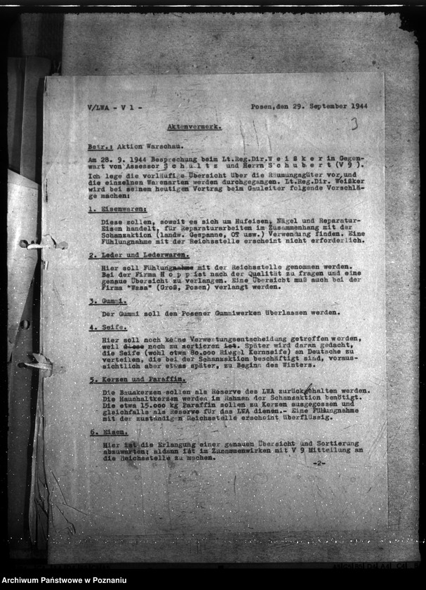 Obraz 8 z jednostki "Aktion Warschau. Verwertungen"