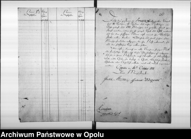 Obraz 18 z jednostki "Acta des Magistrats zu Oppeln betreffend die Sammlung milder Beiträge 1841-1845"