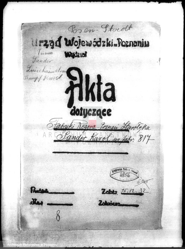 Obraz 4 z jednostki "Fabryka mydła Regera w Poznaniu nr woj. 30982"