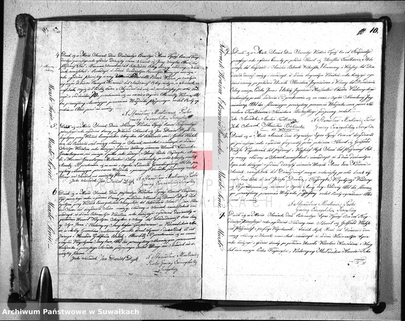 image.from.unit.number "Księga Duplicat Aktów Urodzonych, Zeszłych i Zaślubionych Proboszcza i Urzędnika Stanu Cywilnego Parafii Ewangelickiey Sereyskiey na Rok 1831-szy Sporządzony"