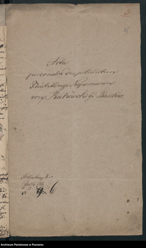 Obraz 9 z jednostki "A. betr. Nepomucen von Rakowski in Smolisz /auch Josef und Anton/"
