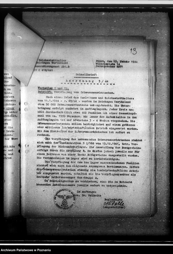 Obraz 17 z jednostki "Nahrungsmittel- Versorgung"