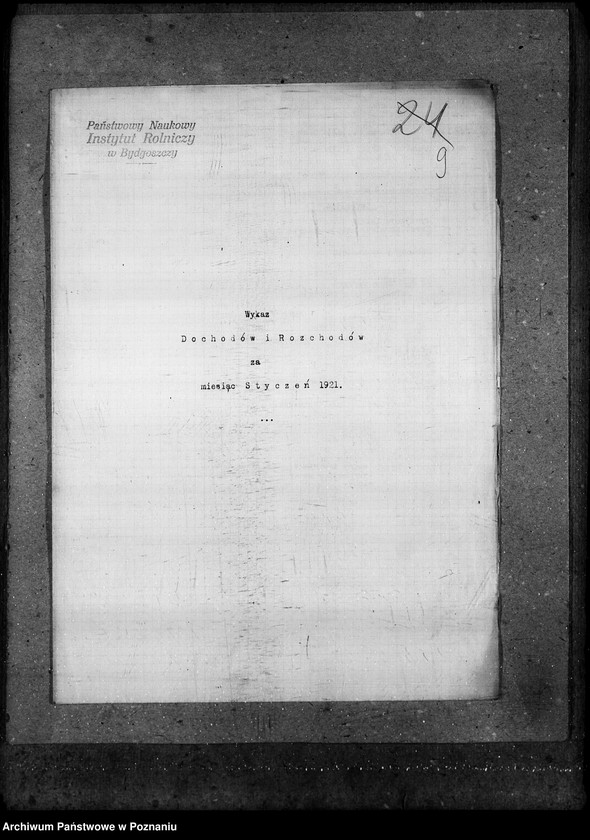 Obraz 15 z jednostki "Sprawozdania rachunkowe; rok 1920/21"