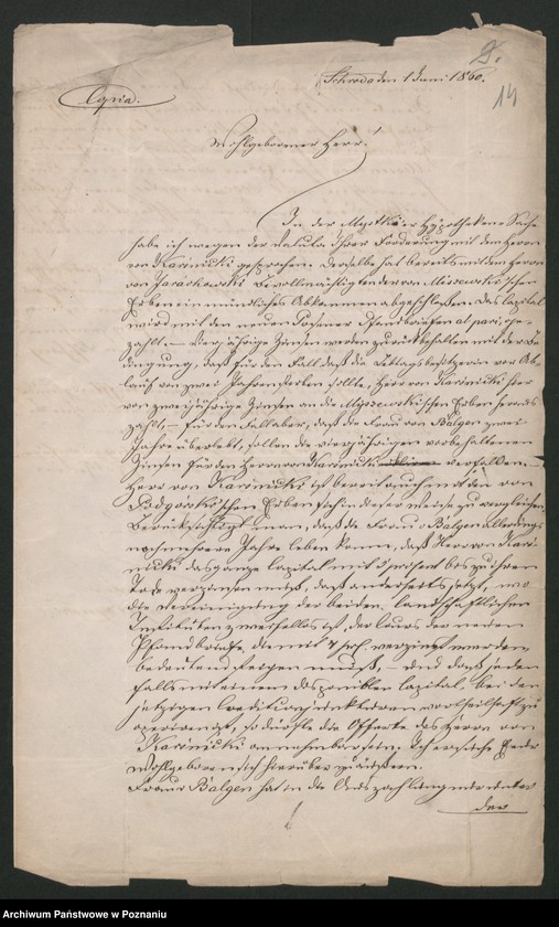 Obraz 17 z jednostki "Testament des Alexander Wilhelm von Belgen und seiner Frau Hedwig geboren von Arnold Erbansprüche"