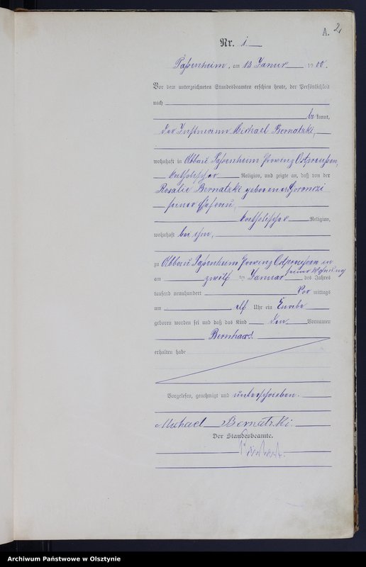 image.from.unit.number "Geburts-Haupt-Register Nr 1 - 69"