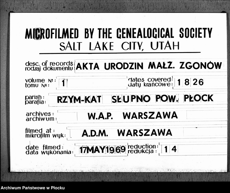 image.from.unit.number "Akta urodzeń, małżeństw i zgonów"