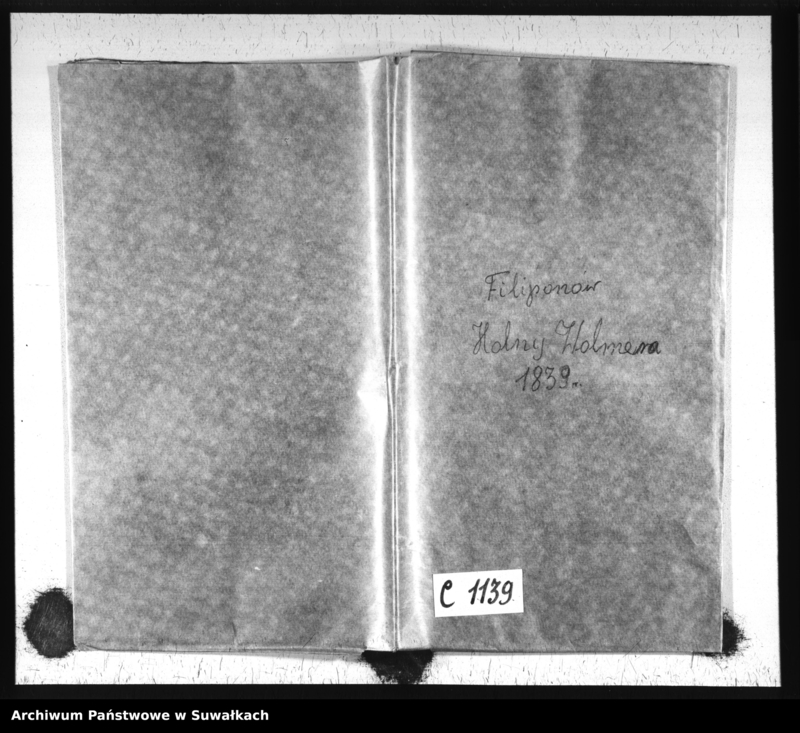 image.from.unit.number "Duplikat Sekty Filiponów Gminy Hołny Wolmera z roku 1839"