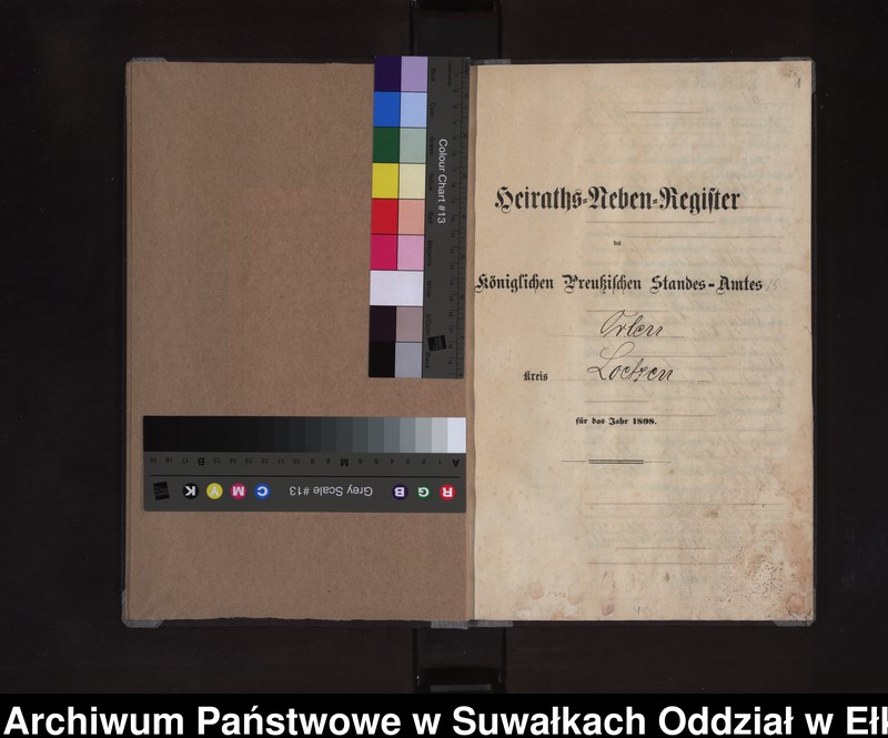 image.from.unit.number "Heiraths-Neben-Register des Königlichen Preussischen Standes-Amtes Orlen Kreis Loetzen"