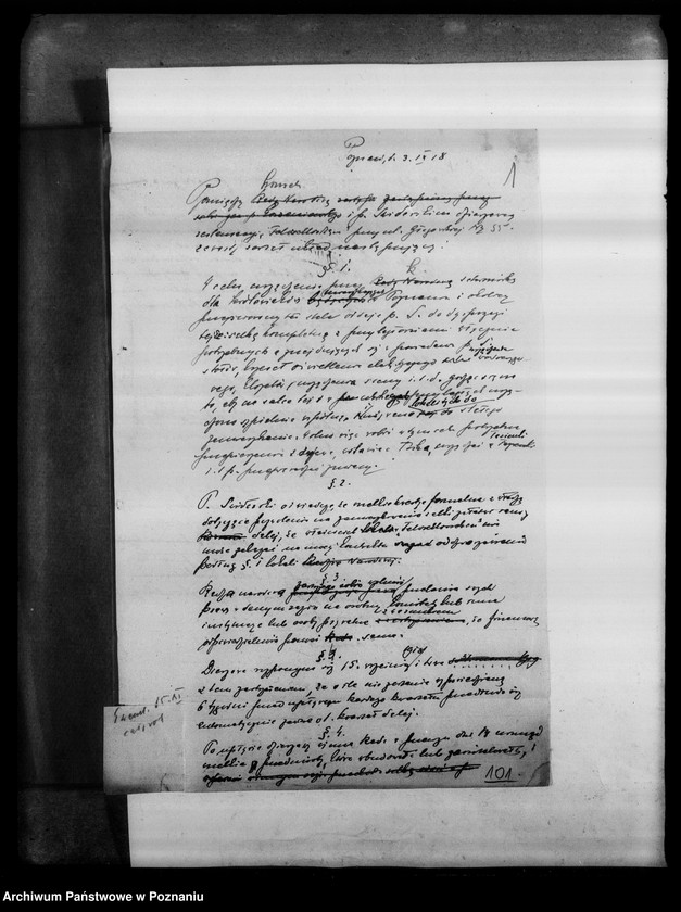 Obraz 5 z jednostki "Schronisko dla Królewiaków- korespondencja związana z utrzymaniem schroniska dla uchodźców z Królestwa."