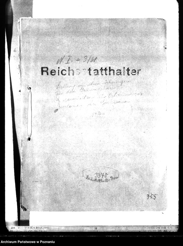 Obraz 4 z jednostki "Stellung von Alarm - Fahrzeugen für den Stellungsbau. Gespannstellung für Ostraumschutz. Beordnung von Gespannen."