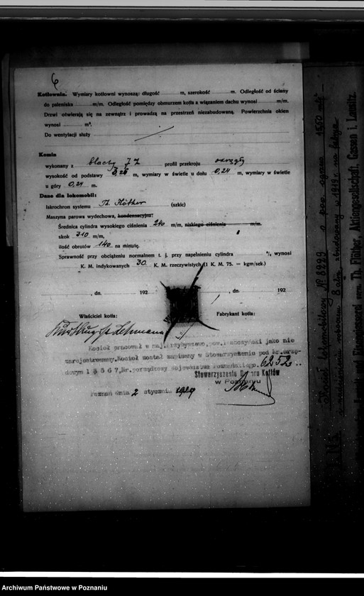 Obraz 10 z jednostki "Majętność Przybyszew, pow. leszczyński własność K. Lehmann nr woj. kotła 6252"