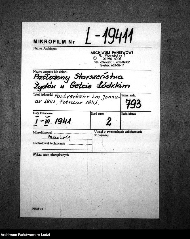 Obraz 2 z jednostki "Postverkehr"