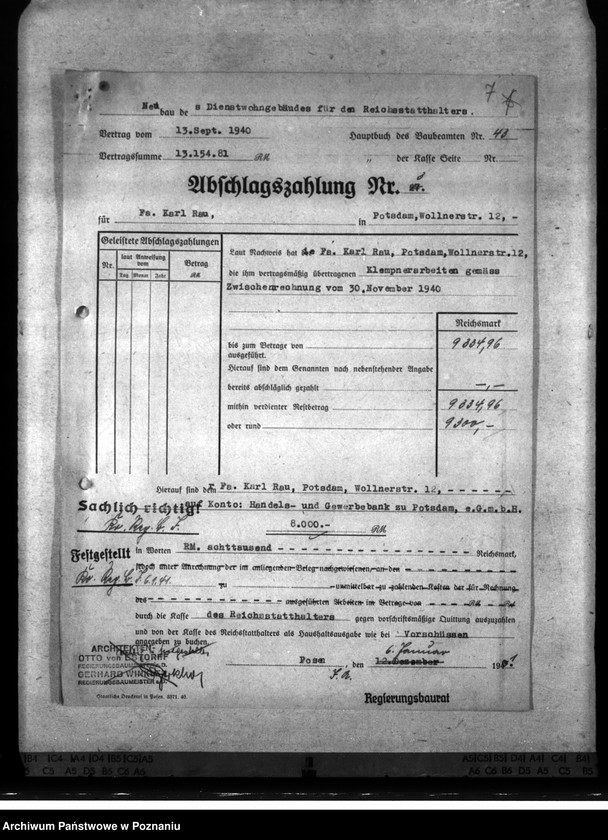 Obraz 11 z jednostki "Dienstwohngebäude des Reichsstatthalters Posen - nad jeziorem Góreckim"