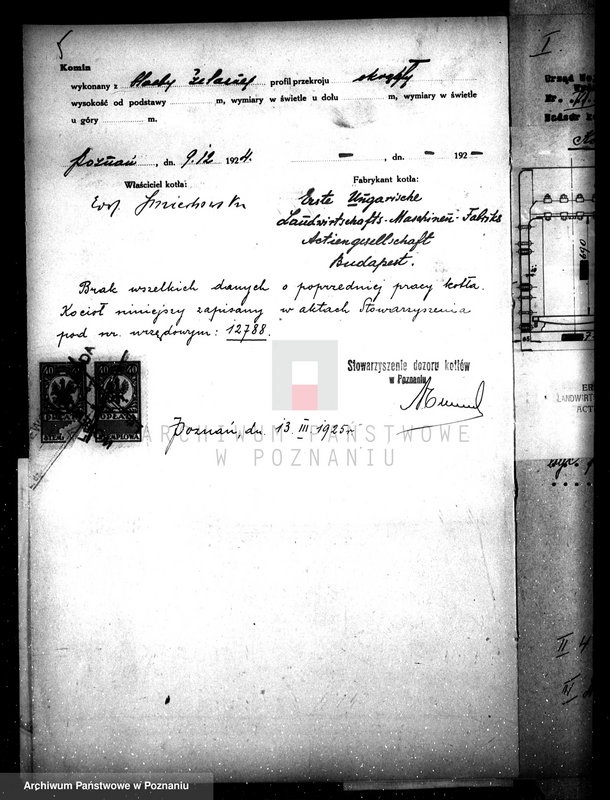 Obraz 9 z jednostki "Majętność Krzycko Małe, pow. leszczyński, własność E. Śmiechowski, nr woj. kotła 5792"