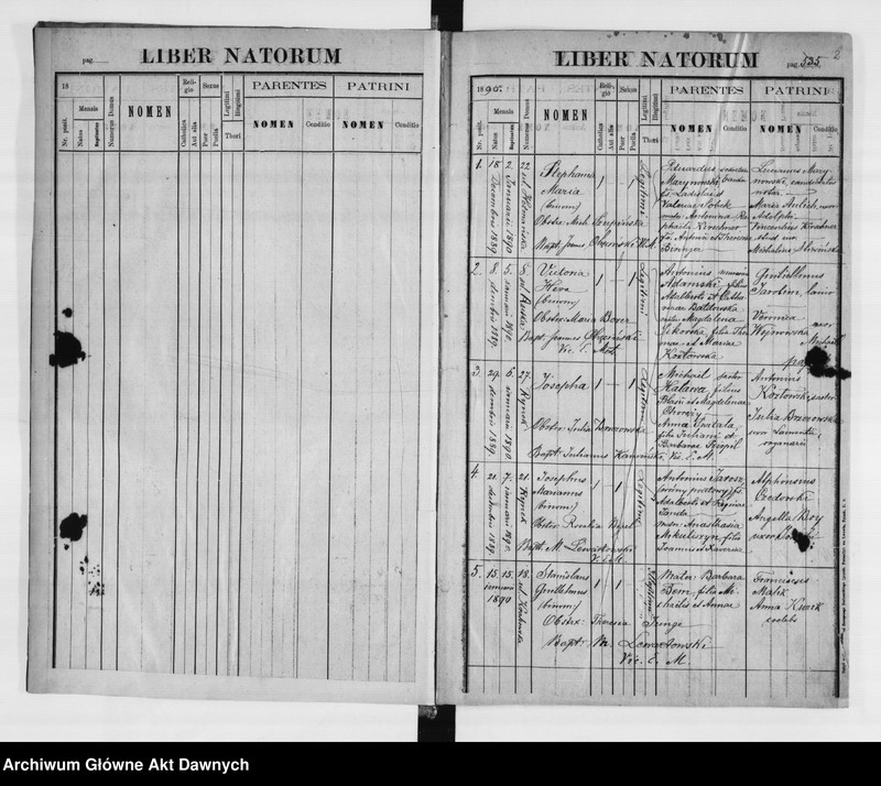 image.from.unit.number "Parafia: Lwów, Bazylika Metropolitalna. Dekanat: Lwów. Księga metrykalna urodzeń, ślubów i zgonów dla parafii miejskiej."