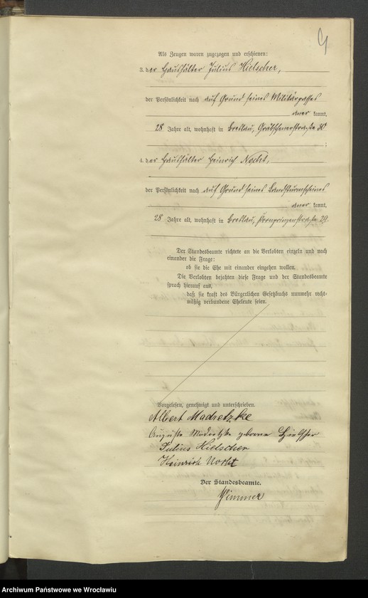 image.from.unit.number "Heiraths-Haupt-Register Breslau IV 1902 Band 1"