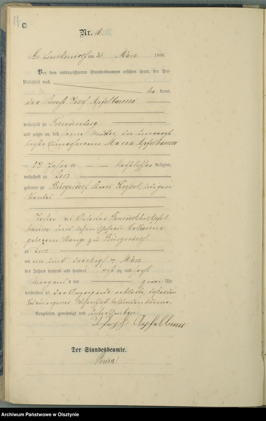 image.from.unit.number "Sterbe-Haupt-Register Nr 1 - 79"