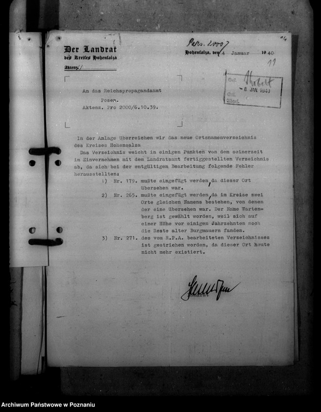 Obraz 17 z jednostki "Ortsnamenänderung Kreis Hohensalza"