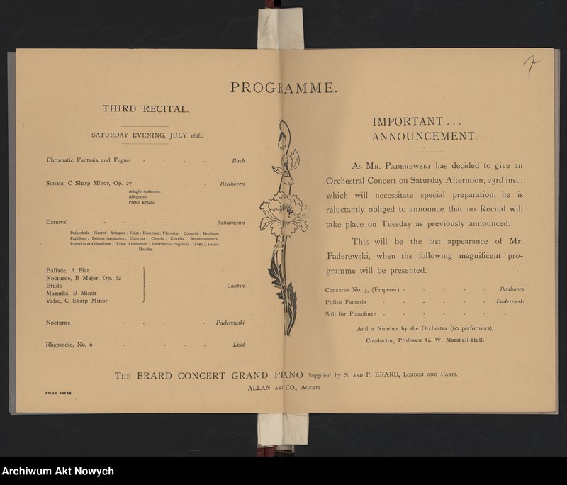image.from.unit.number "Australia. Tournée 1904 roku (Programy i wycinki prasowe dotyczące tournée i koncertów w Australii, Nowej Zelandii i w Niemczech)"