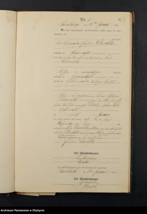 image.from.unit.number "Sterbe-Neben-Register Nr 1 - 88"