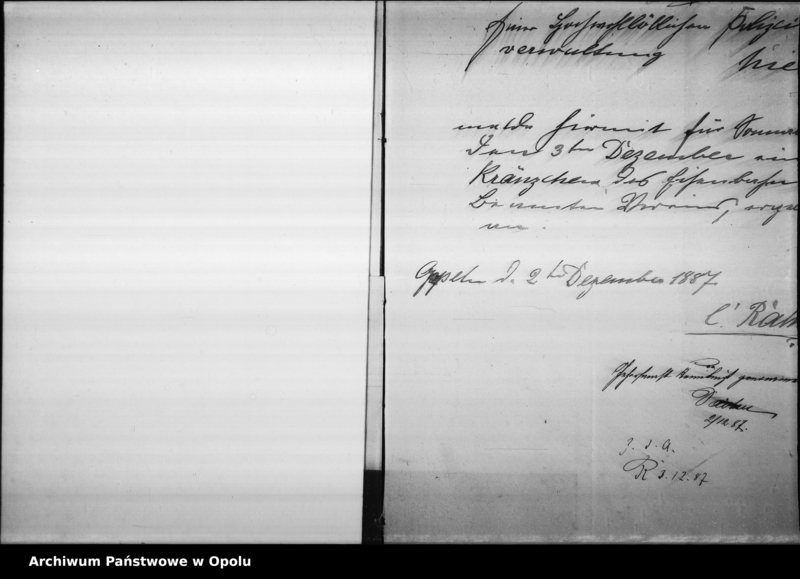 Obraz 12 z jednostki "Acta des Magistrats zu Oppeln betreffend Statuten des Eisenbahn - Beamten-Vereins Vol. I"