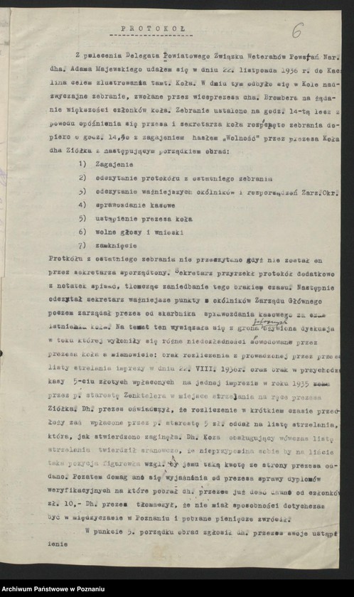 Obraz 9 z jednostki "Kaczlin, powiat Międzychód akta koła."