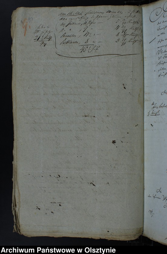 image.from.unit.number "Die Bedachung u. Umzäunung der Schnellwaldschen Kirchen-Pfarr-u. Schulgrundstücke. (1799) 1825-1865"