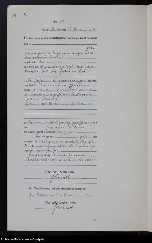 image.from.unit.number "Sterbe-Neben-Register Nr 1 - 36 [ Księga zgonów - wtóropis ]"