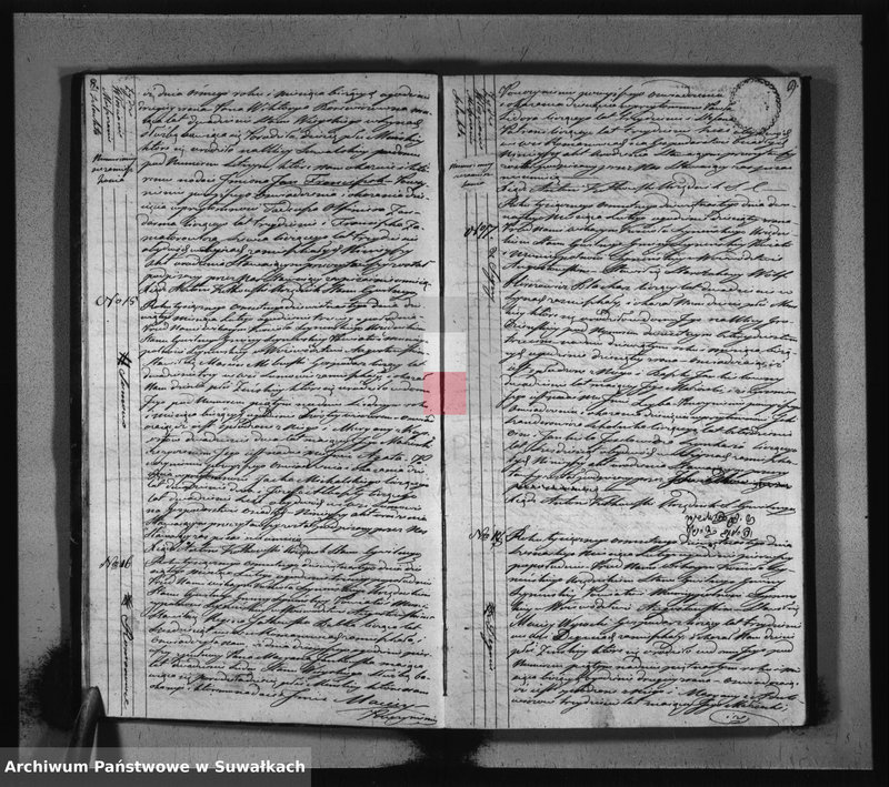 image.from.unit.number "Akta urodzonych stanu cywilnego gminy seyneńskiey od 1-go stycznia 1819 roku."