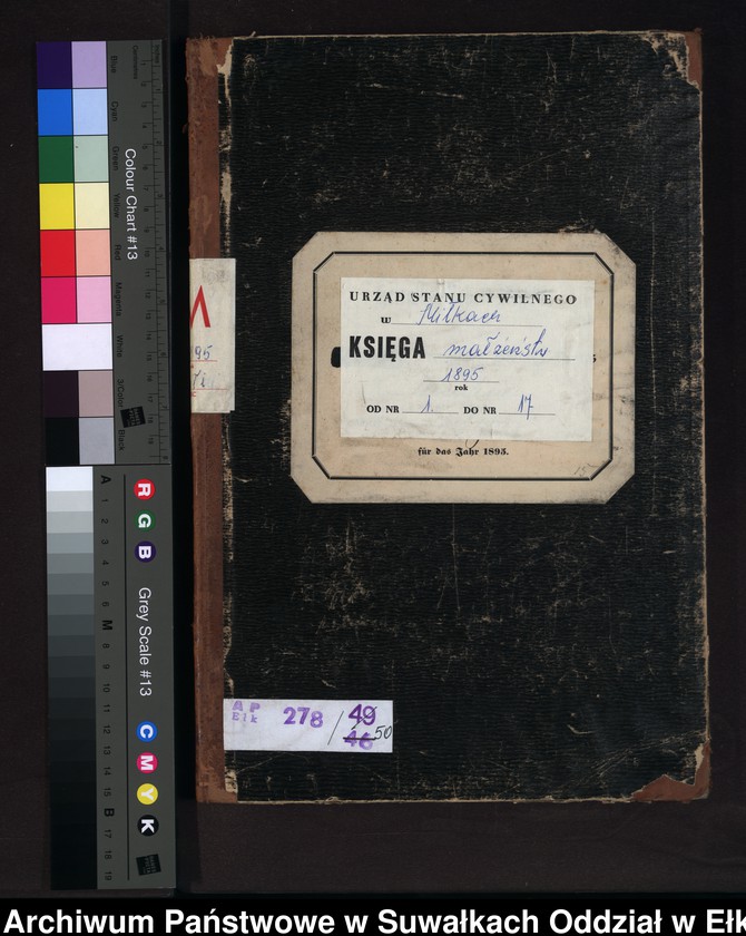 image.from.unit.number "Heiraths-Neben-Register des Preussischen Standes-Amtes Milken Kreis Loetzen"