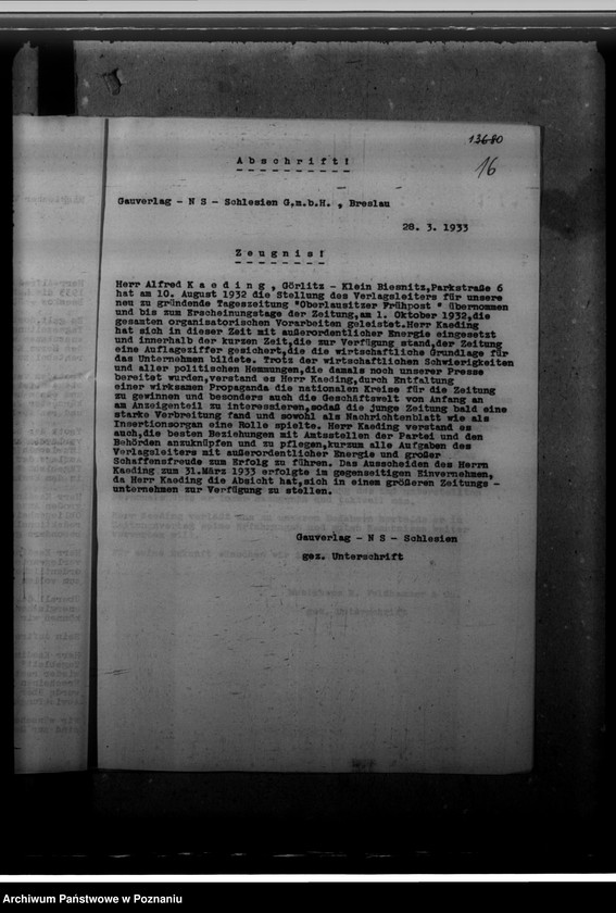 Obraz 20 z jednostki "Bewerbungen um Anstellung im Beamtendienst"