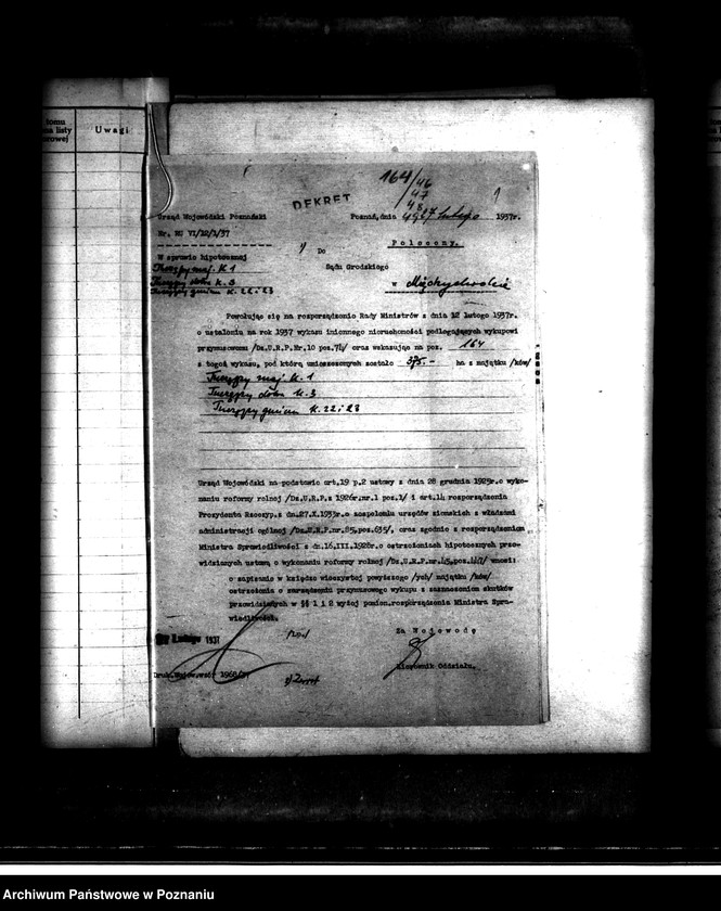 Obraz 5 z jednostki "Majątek Tuczępy powiatu międzychodzkiego przymusowy wykup"