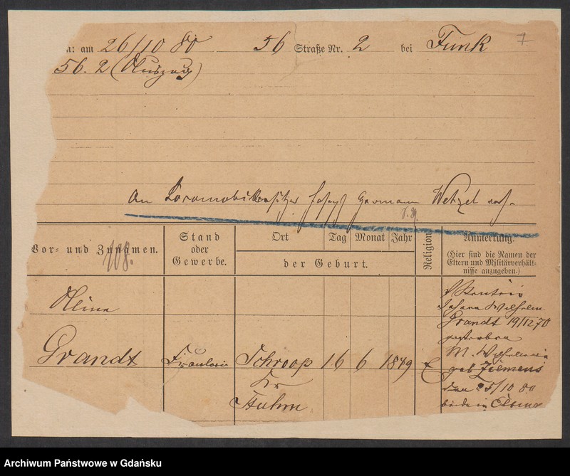 image.from.unit.number "Karty meldunkowe: Granass - Grau"