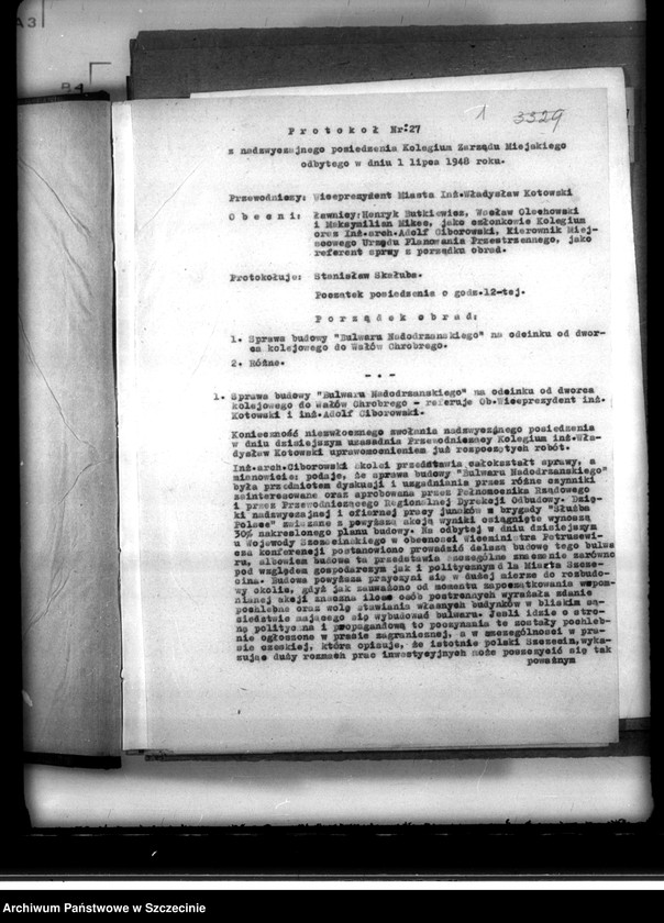 Obraz 4 z jednostki "Protokoły Kolegium Zarządu Miejskiego nr 27-68 (kopie)"