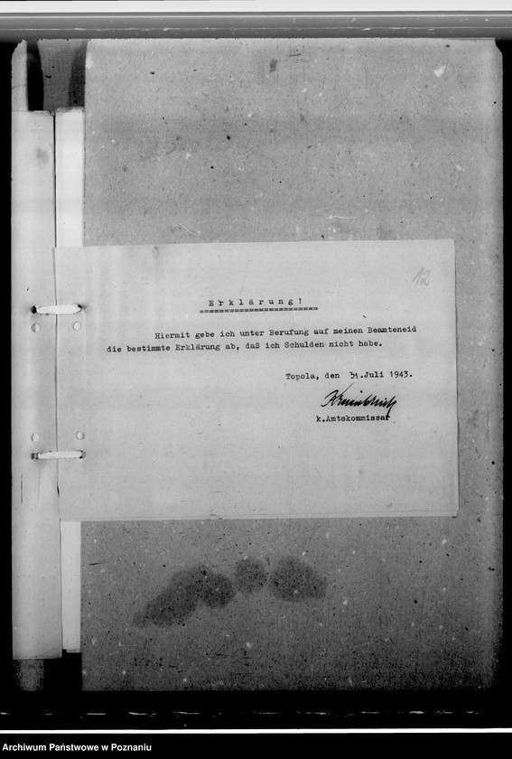 Obraz 16 z jednostki "Kreienbrink, Wilhelm - komisarz obwodowy"