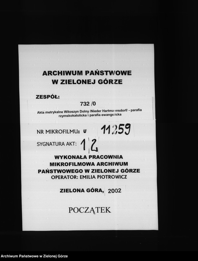 image.from.unit.number "[Księga zgonów parafii ewangelickiej w Witoszynie Dolnym]"