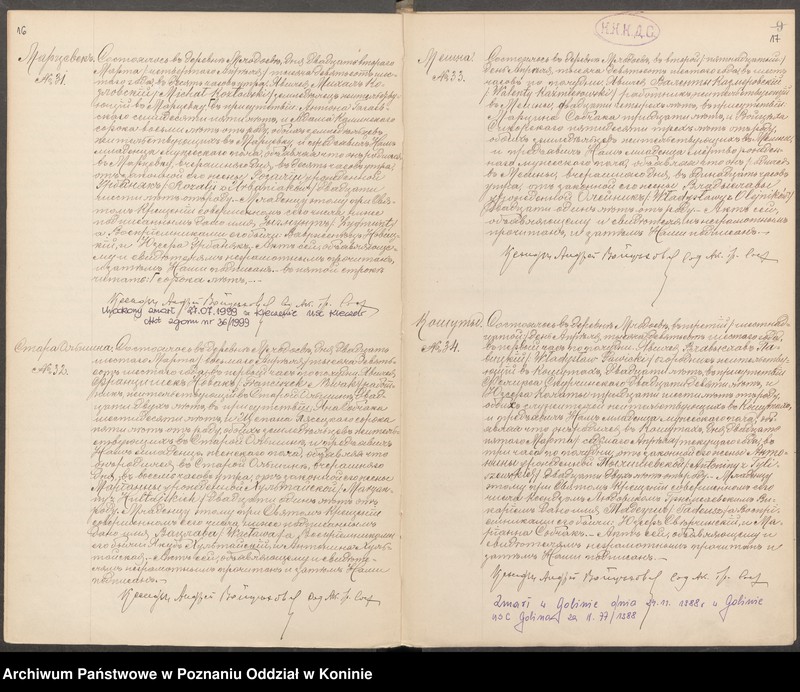 Obraz 11 z jednostki "Księga akt urodzenia, małżeństwa, zgonu [za] 1906 rok"