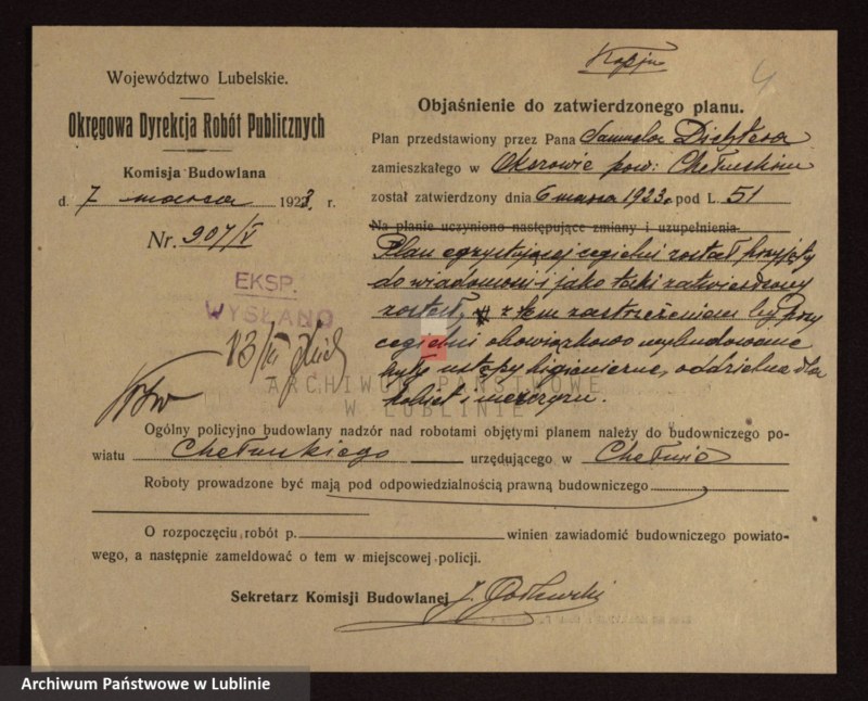 image.from.unit.number "[Projekt cegielni S. Dichtera w Okszowie, pow. chełmski]"