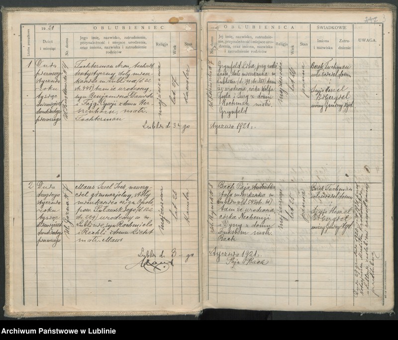image.from.unit.number "Księga małżeństw"